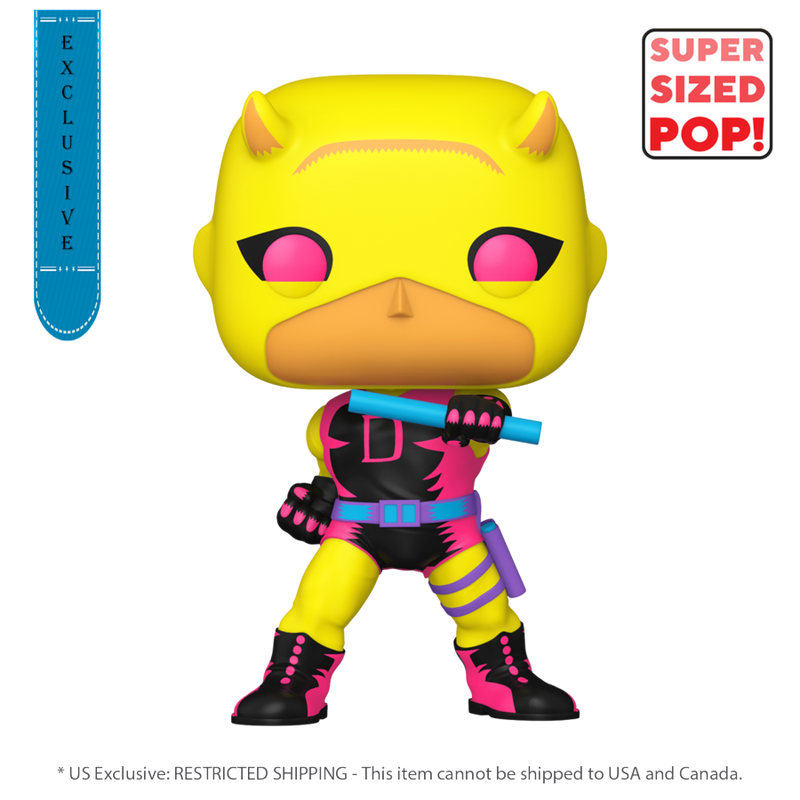 Marvel Comics - Daredevil First Appearance (US Exclusive) Blacklight 10in Pop! Vinyl Figure