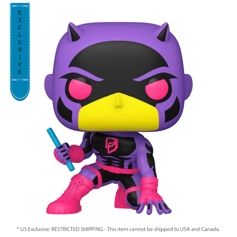 Marvel Comics - Daredevil Shadowlands (US Exclusive) Blacklight Pop! Vinyl Figure