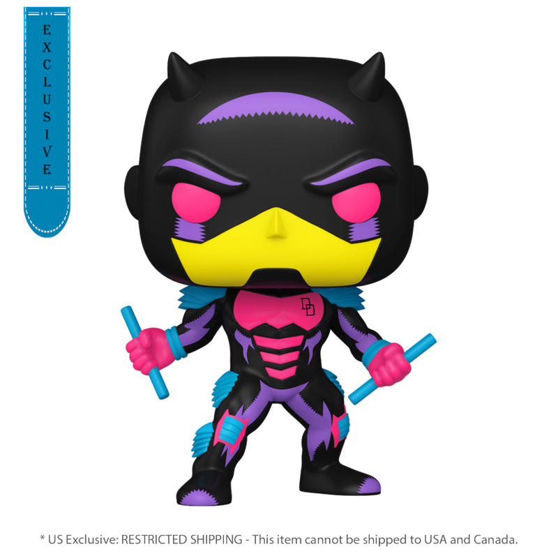 Marvel Comics - Daredevil Fall from Grace ((US Exclusive) Blacklight Pop! Vinyl Figure