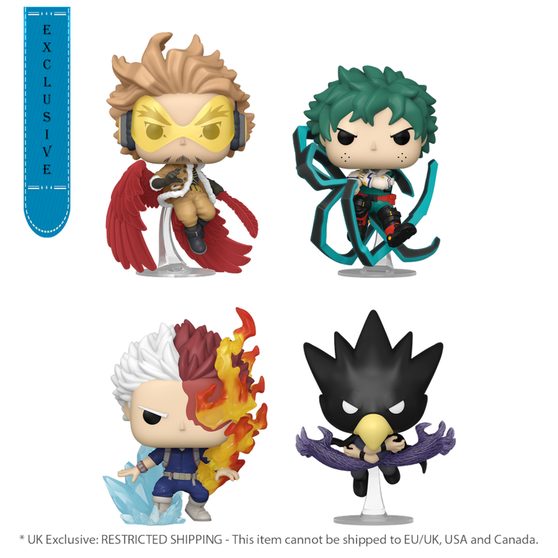 My Hero Academia - Flocked (US Exclusive) Pop! Vinyl Figure 4 Pack 