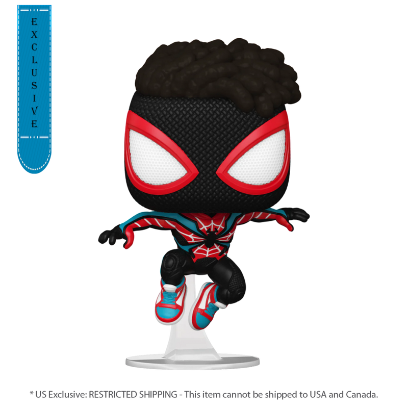 Spider-Man 2 (VG23) - Miles Morales in Evolved Suit (US Exclusive) Pop! Vinyl Figure