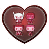 Marvel Comics: Valentines 2024 - Pink (US Exclusive) Pocket Pop! 4 Pack Heart Box