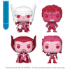 Marvel Comics: Valentines 2024 - Pink (US Exclusive) Pocket Pop! 4 Pack Heart Box