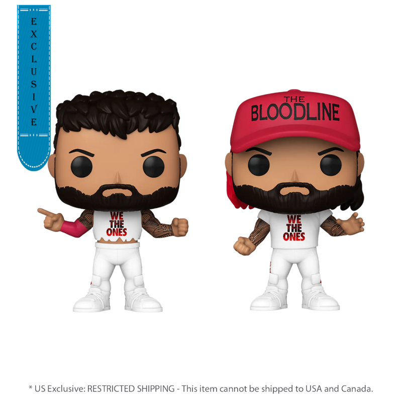 WWE - Uso Brothers (Wrestle Mania 39) Pop! Vinyl Figure 2 Pack