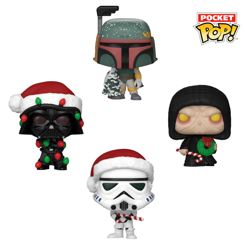 Star Wars - Holiday Tree Box Pocket Pop! 4 Pack