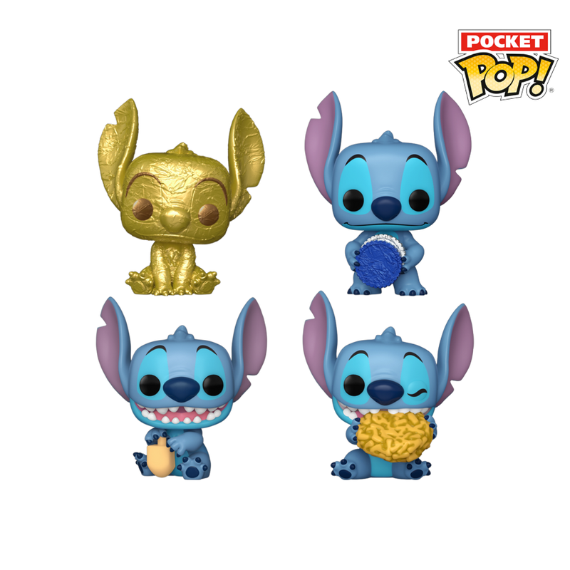 Lilo & Stitch -Stitch Dreidel Box Pocket Pop! 4 Pack