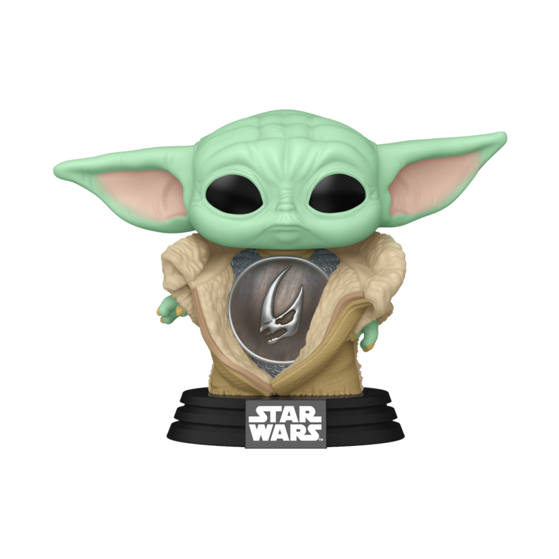 Star Wars: The Mandalorian - Din Grogu with Armor Pop! Vinyl Figure
