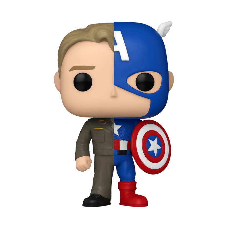 Marvel Comics - Captain America/Steve Rogers: Split Pop! Vinyl Figure