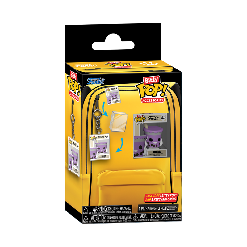 Bitty Pop! Wearables - Bitty Pop! Keychain Case 4 Pack