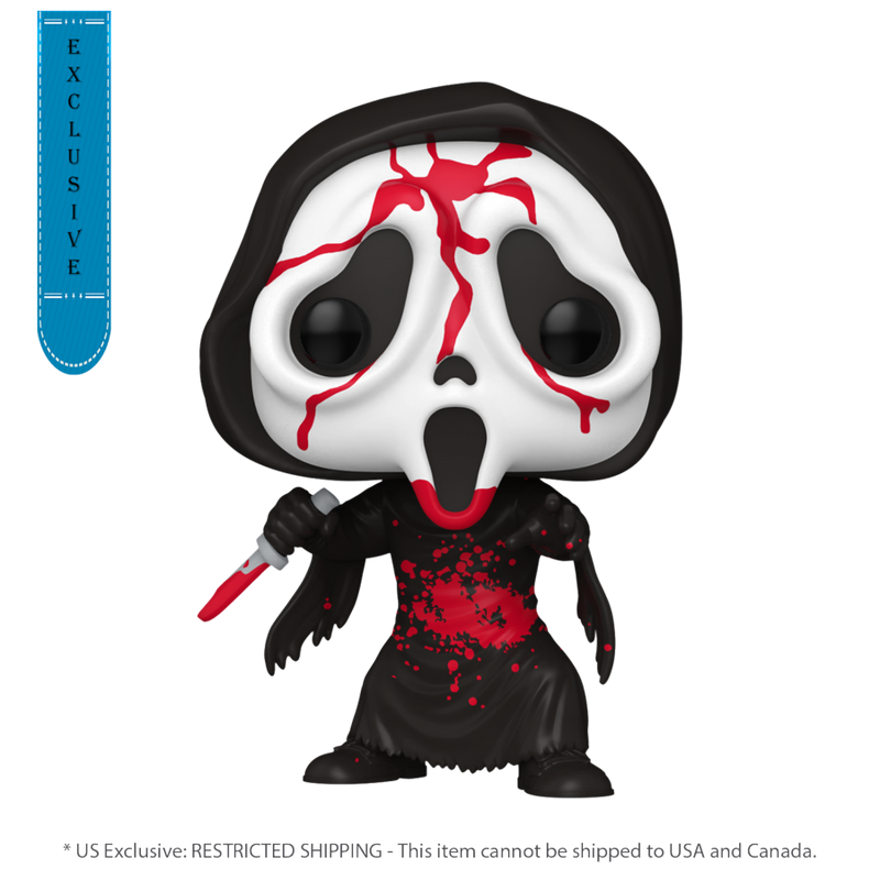 Ghostface (Scream) - Ghostface (Bloody) US Exclusive Pop! Vinyl Figure