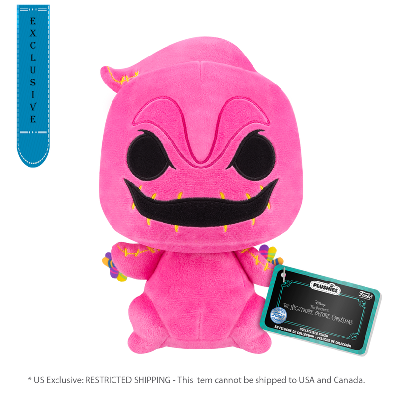 The Nightmare Before Christmas - Oogie with Worms (US Exclusive) Black Light 7 Inch Pop! Plush