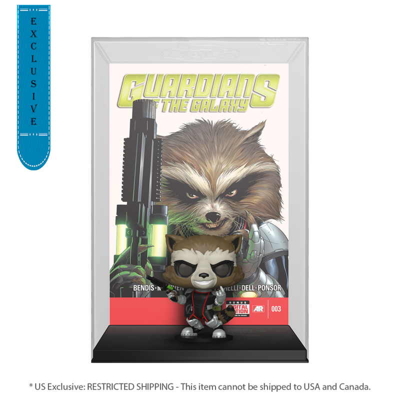 Guardians of the Galaxy - Rocket Raccoon (US Exclusive) Pop! Comic Cover