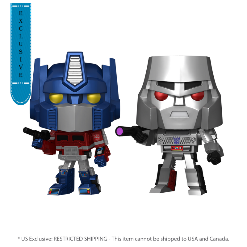 Transformers: G1 - Optimus Prime & Megatron (US Exclusive) Metallic Pop! Vinyl Figure 2 Pack