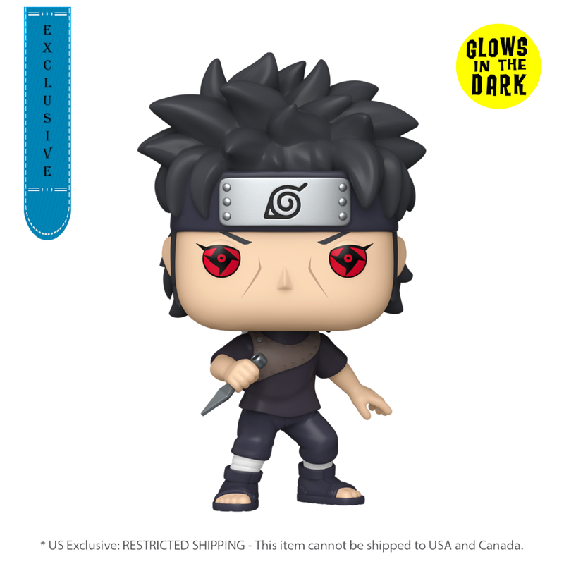 Naruto - Shisui Uchiha with Kunai (US Exclusive) Glow in the Dark Pop! Vinyl Figure