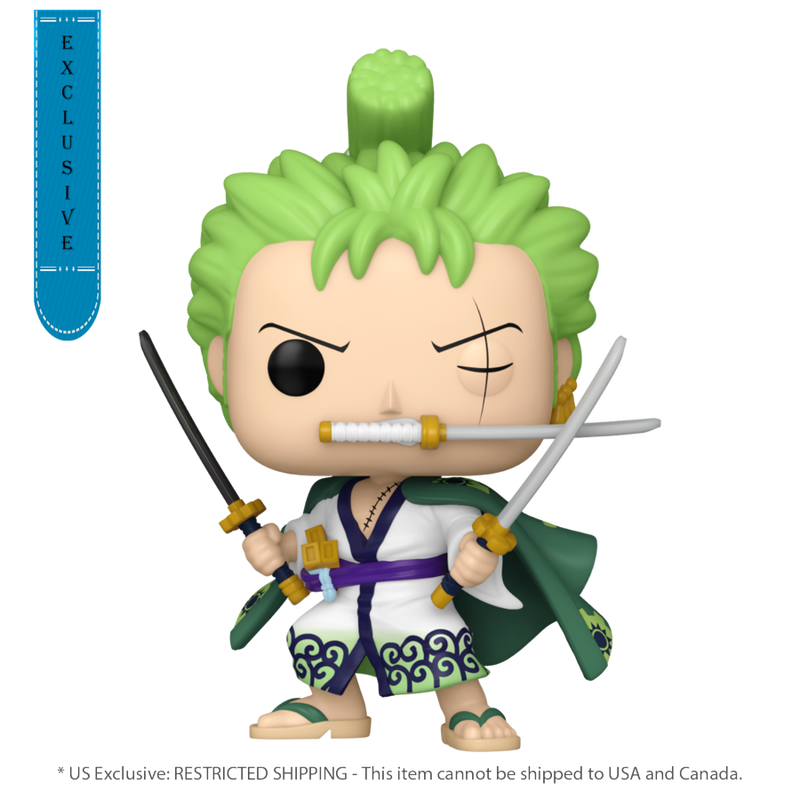 One Piece - Roronoa Zoro with Swords (US Exclusive) Glow Pop! Vinyl  Figure