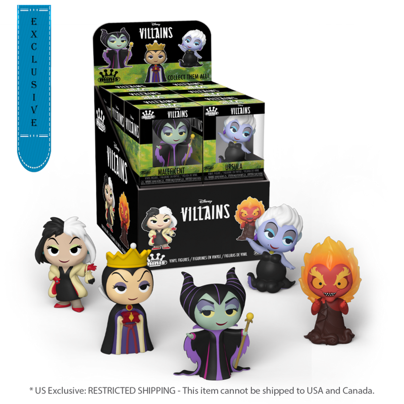 Disney: Villains - US Exclusive Mini Vinyl Figures (Whole Box)