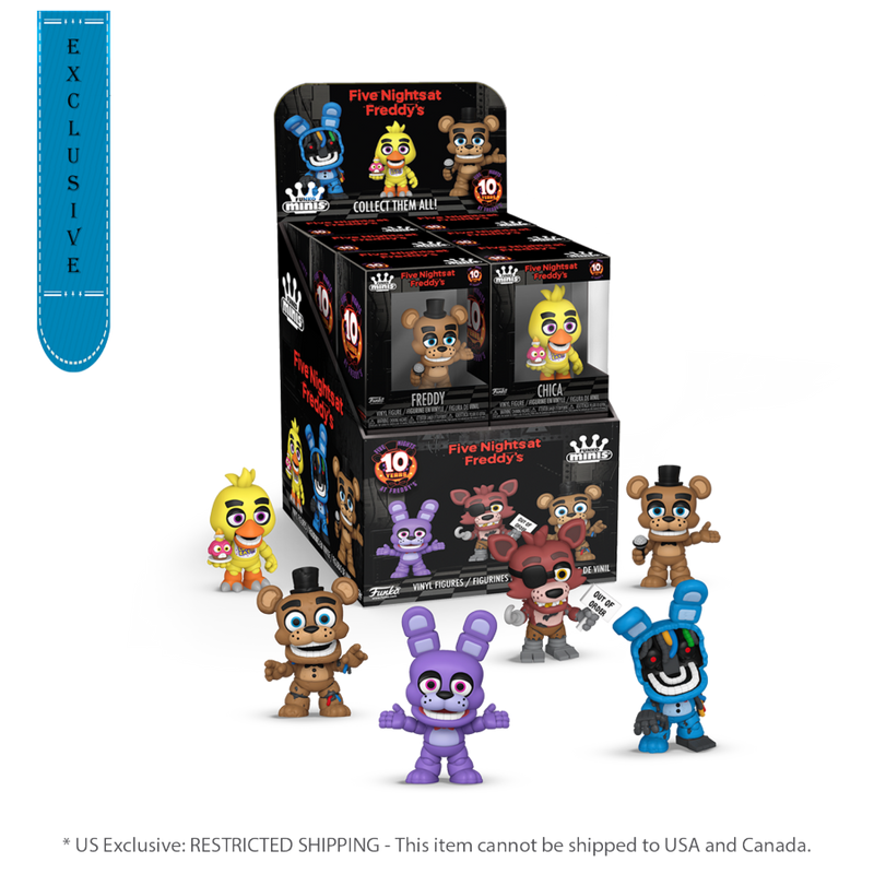 Five Nights at Freddys - 10th Anniversary US Exclusive Mini Vinyl Figure (Single)