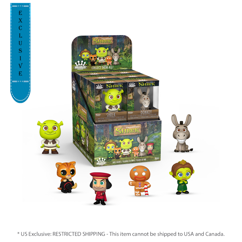 Shrek - Dream Works 30th Anniversary (US Exclusive) Mini Vinyl Figures (Whole Box)