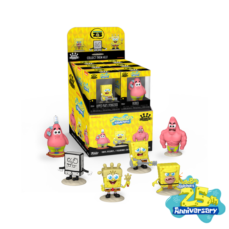 Spongebob Squarepants: 25th Anniversary - Mini Vinyl Figures (Whole Box)