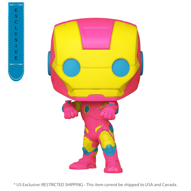 Marvel Comics - Iron Man MkIII Infinity Saga (US Exclusive) Black Light Pop! Vinyl Figure