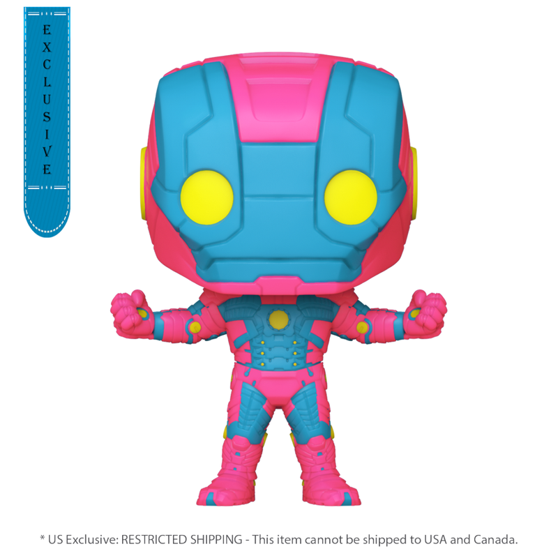 Marvel Comics - Iron Man MkV Infinity Saga (US Exclusive) Black Light Pop! Vinyl Figure