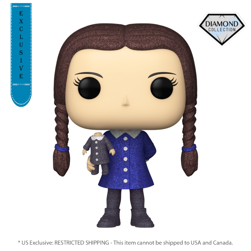 The Addams Family (TV) - Wednesday (US Exclusive) Diamond Glitter Pop! Vinyl Figure