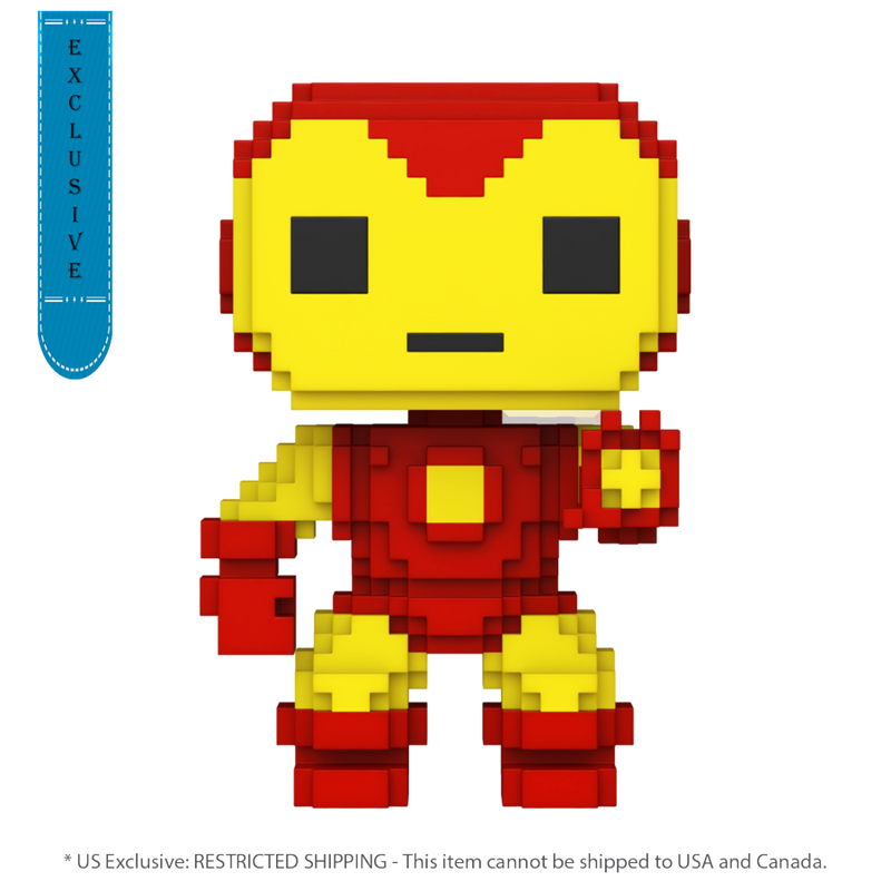 Marvel Comics: 8-Bit - Iron Man 8-Bit US Exclusive Pop! Vinyl Figure