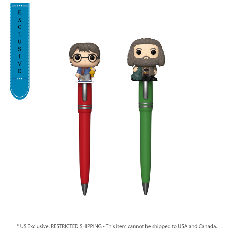 Harry Potter - Harry & Hagrid (US Exclusive) Pop! Pen 2 Pack