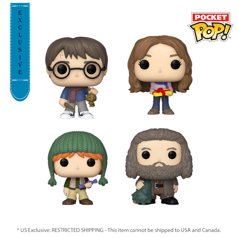 Harry Potter - Tree Holiday (US Exclusive) Pocket Pop! 4 Pack