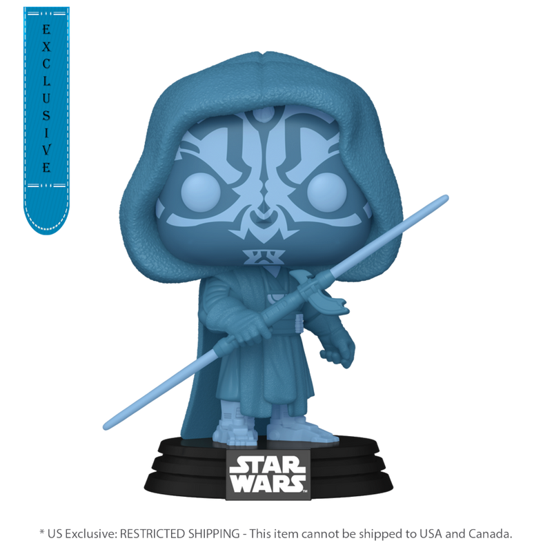 Star Wars: Darkside - Darth Maul (Hologram) US Exclusive Glow Pop! Vinyl Figure [RS]