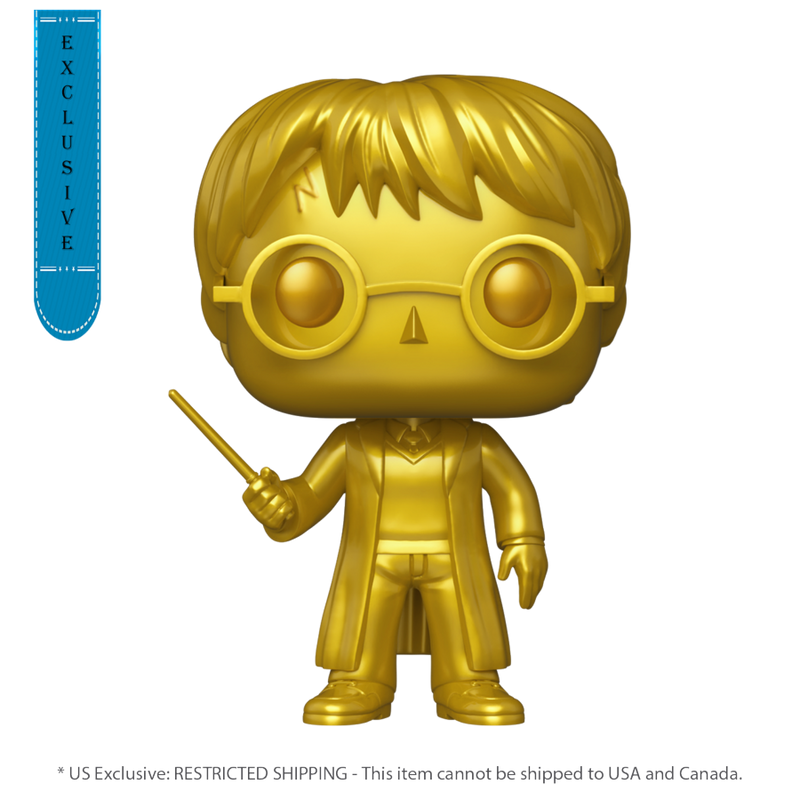 Harry Potter - Harry Potter (US Exclusive) Metallic Pop! Vinyl Figure