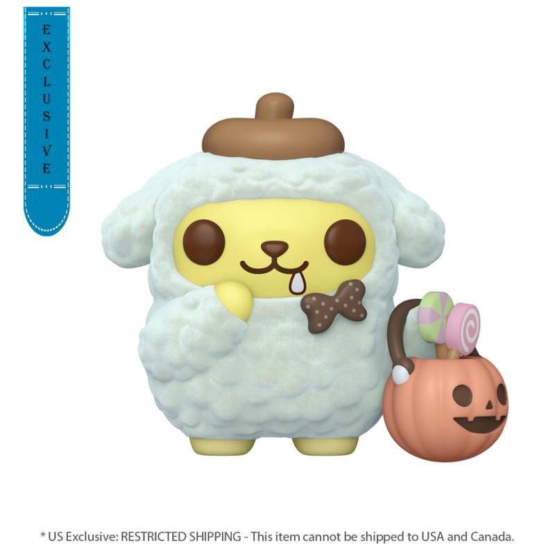 Sanrio - Pompompurin Halloween (US Exclusive) Flocked Pop! Vinyl Figure
