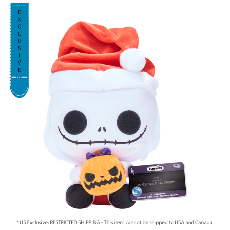 The Nightmare Before Christmas - Santa Jack (with Jack-o-lantern) US Exclusive 7 Inch Pop! Plush