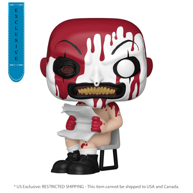 Terrifier - Art the Clown Sitting (Bloody) US Exclusive Pop! Vinyl Figure