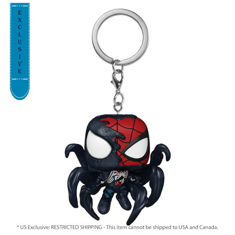 Spiderman 2 (VG 2023) - Advanced Suit 2.0 Symbiote Takeover US Exclusive Pop! Keychain