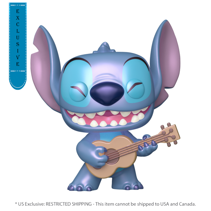 Lilo & Stitch - Stitch with Ukelele (US Exclusive) Pearlescent Pop! Vinyl Figure