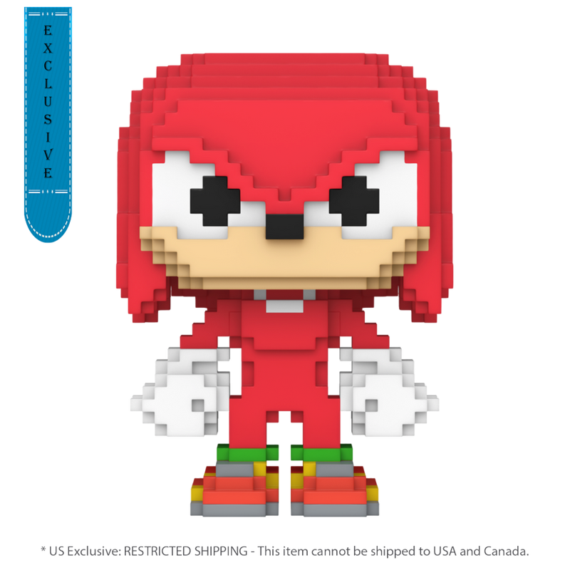 Sonic the Hedgehog - Knuckles 8-Bit US Exclusive Pop! Vinyl Figure