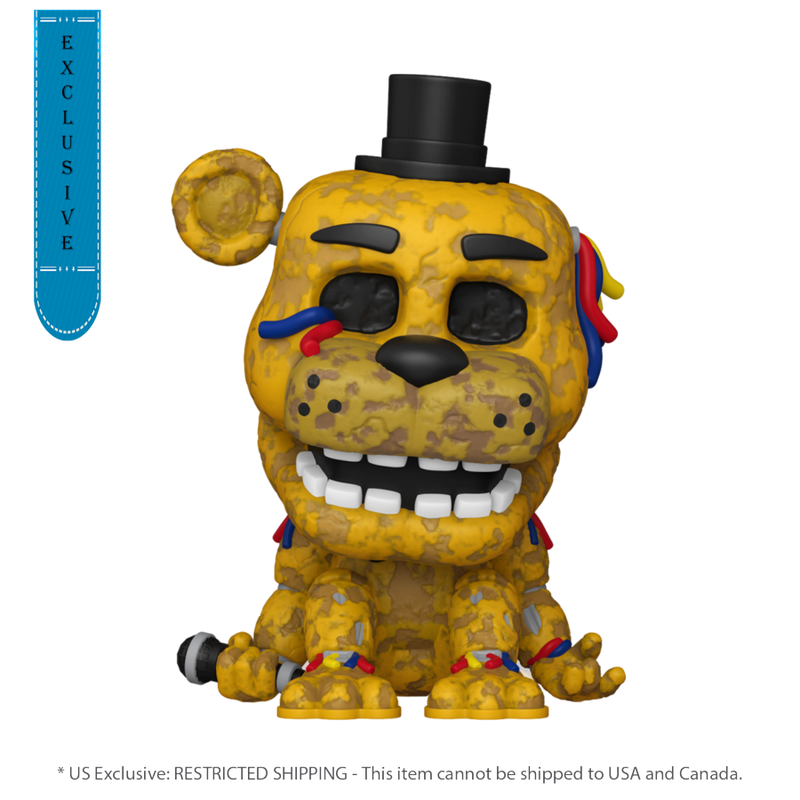 Five Nights at Freddys - Withered Golden Freddy US Exclusive Pop! Vinyl Figure