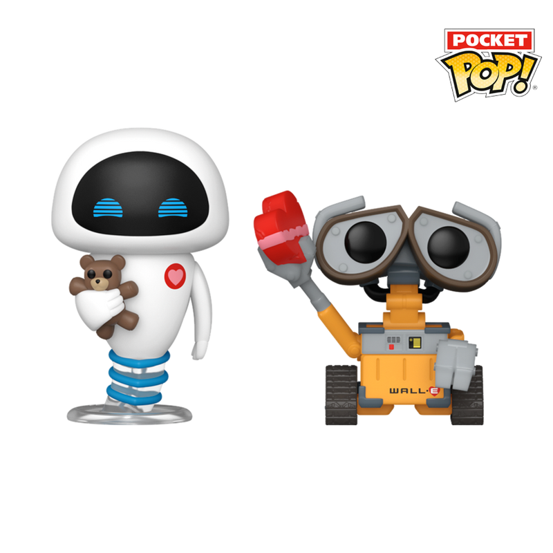 Wall-E - Eve and Wall-E Valentines Pocket Pop! 2 Pack