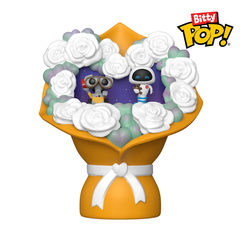Wall-E - Wall-E & Eve Valentines Bitty Pop! Bouquet 2 Pack