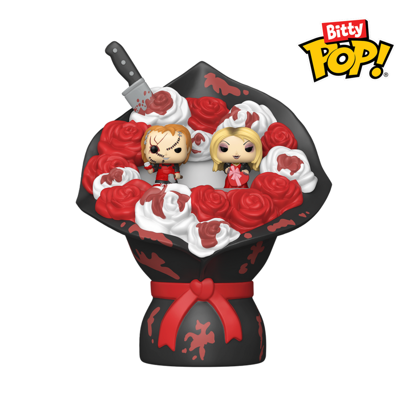 Childs Play - Chucky & Tiffany Valentines Bitty Pop! Bouquet 2 Pack