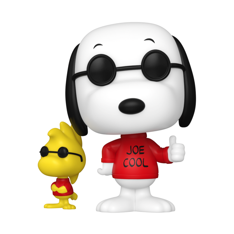 Peanuts - Joe Cool with Woodstock Pop! Vinyl Figure