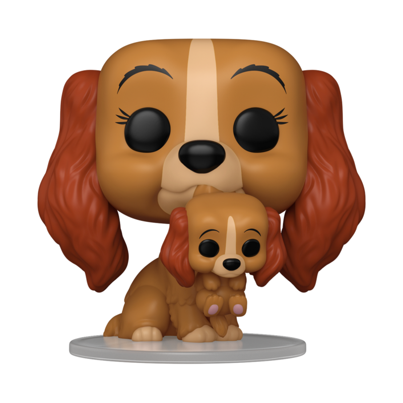 Lady & The Tramp: 70th Anniversary - Lady with Puppy Pop! Vinyl Figure