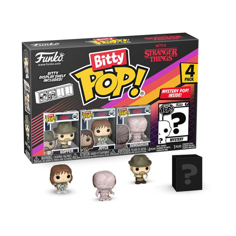 Stranger Things - Hopper Bitty Pop! 4 Pack