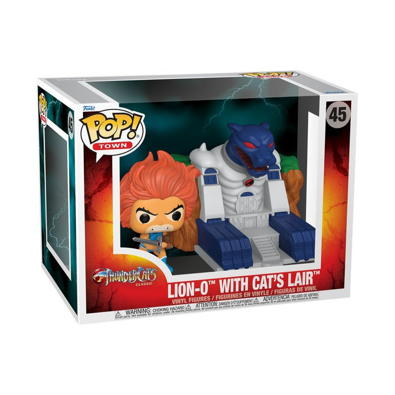 Thundercats - Lion-O with Cats Lair Pop! Town