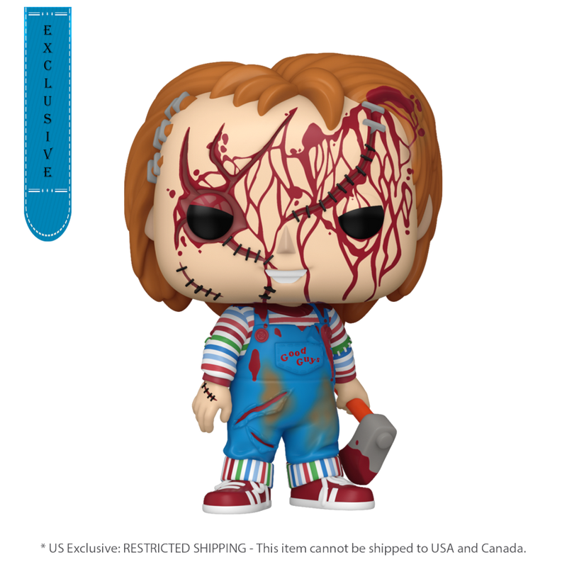Bride of Chucky - Chucky (Battle Damaged) US Exclusive Pop! Vinyl Figure