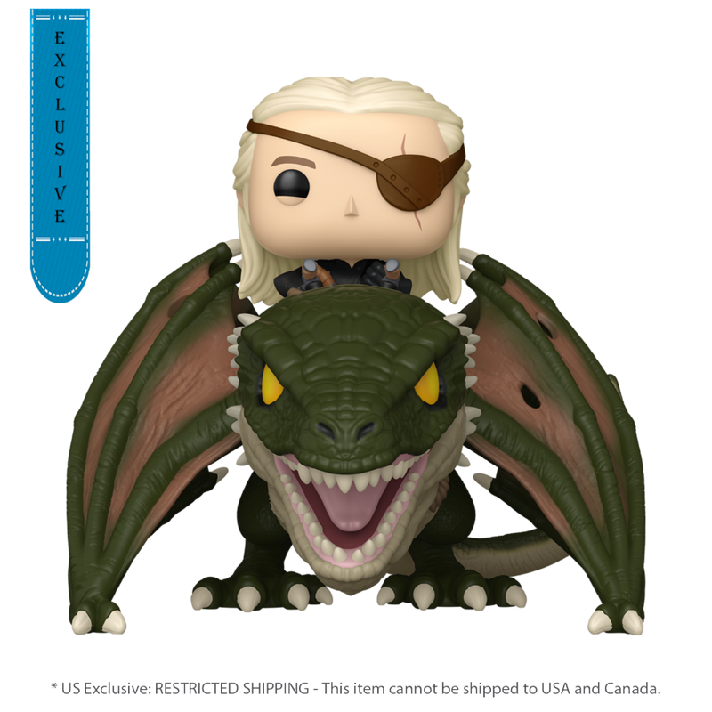 House of the Dragon - Aemond Targaryen with Vhagar (US Exclusive) Pop! Ride