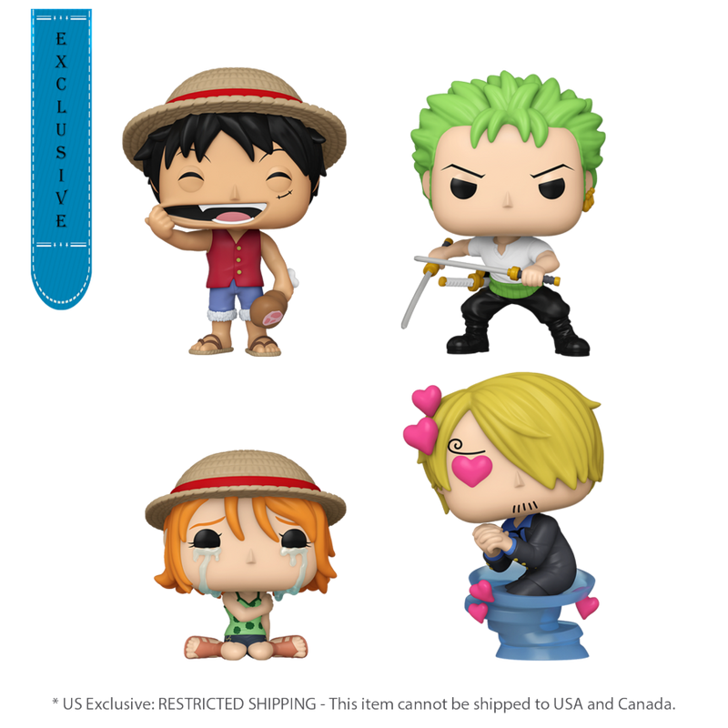 One Piece - Refresh (US Exclusive) Pop! Vinyl 4 Pack