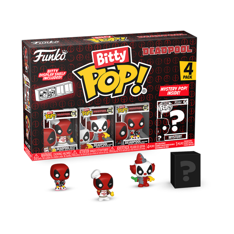 Deadpool - BBQ Master Bitty Pop! 4 Pack