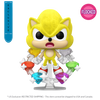 Sonic - Super Sonic with Emeralds (US Exclusive) Flocked Pop! Vinyl Figure